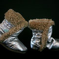 Alex & Ant Fur Boots Silver*